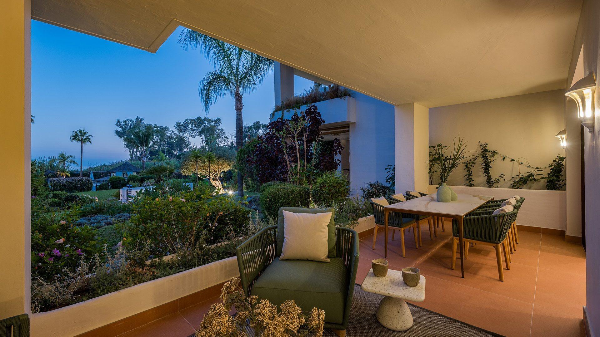 Renovated Frontline Beach Ground Floor Apartment, New Golden Mile