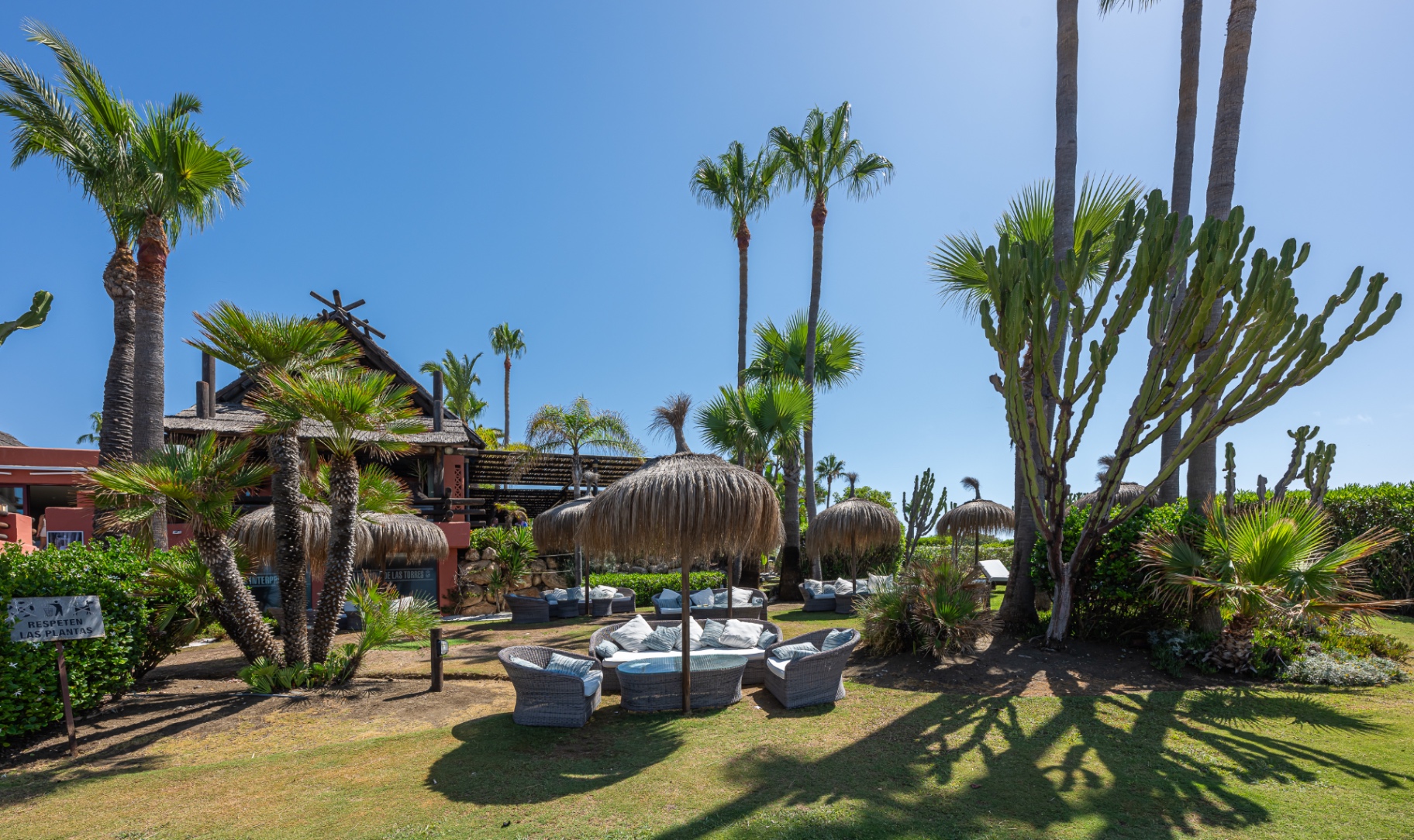 Contemporary luxury villa exterior with sea views