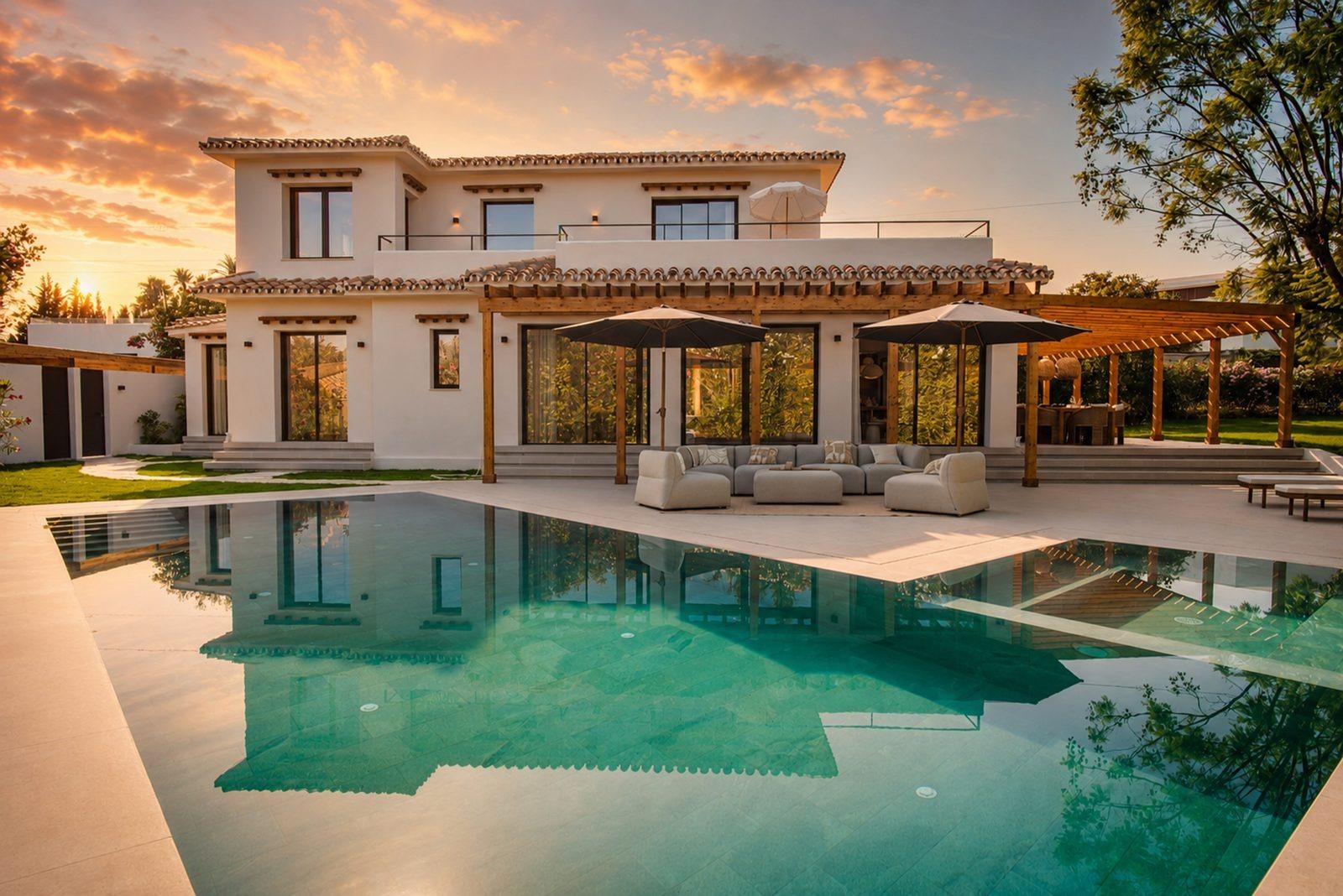 Refurbished Four Bedroom Villa with Infinity Pool, Guadalmina, Marbella