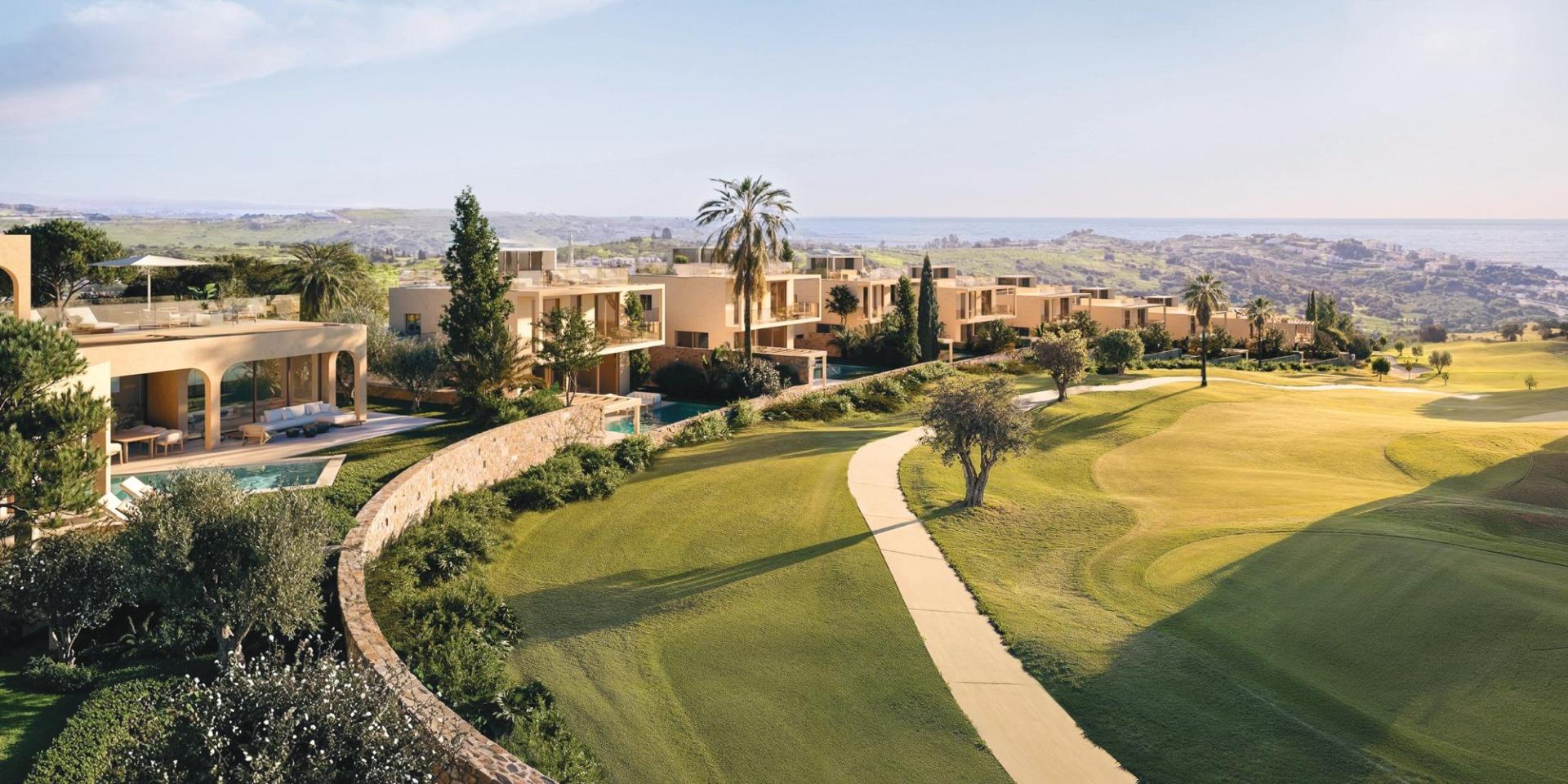 New 3 Bedroom Villa with Large Terraces, Pool and Golf Views, Estepona, photograph 3